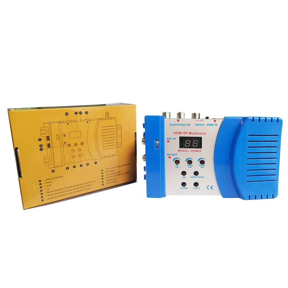 HDMI/AV to RF HD Modulator HDM69L | Wide VHF/UHF Range | PAL Format | Plug-and-Play - Image 5
