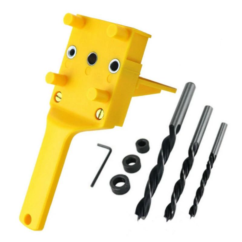 Quick Woodworking Doweling Jig | Handheld Pocket Hole System & Drill Guide - Image 2