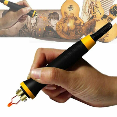 220V Pyrography Wood Burning Machine Kit | Wood Burner Pen for Crafts & Gourd - Image 5
