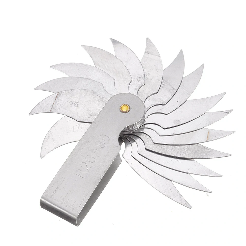 R26-80mm Radius Gauge Set - External & Internal Concave Convex Measuring Tool - Image 2