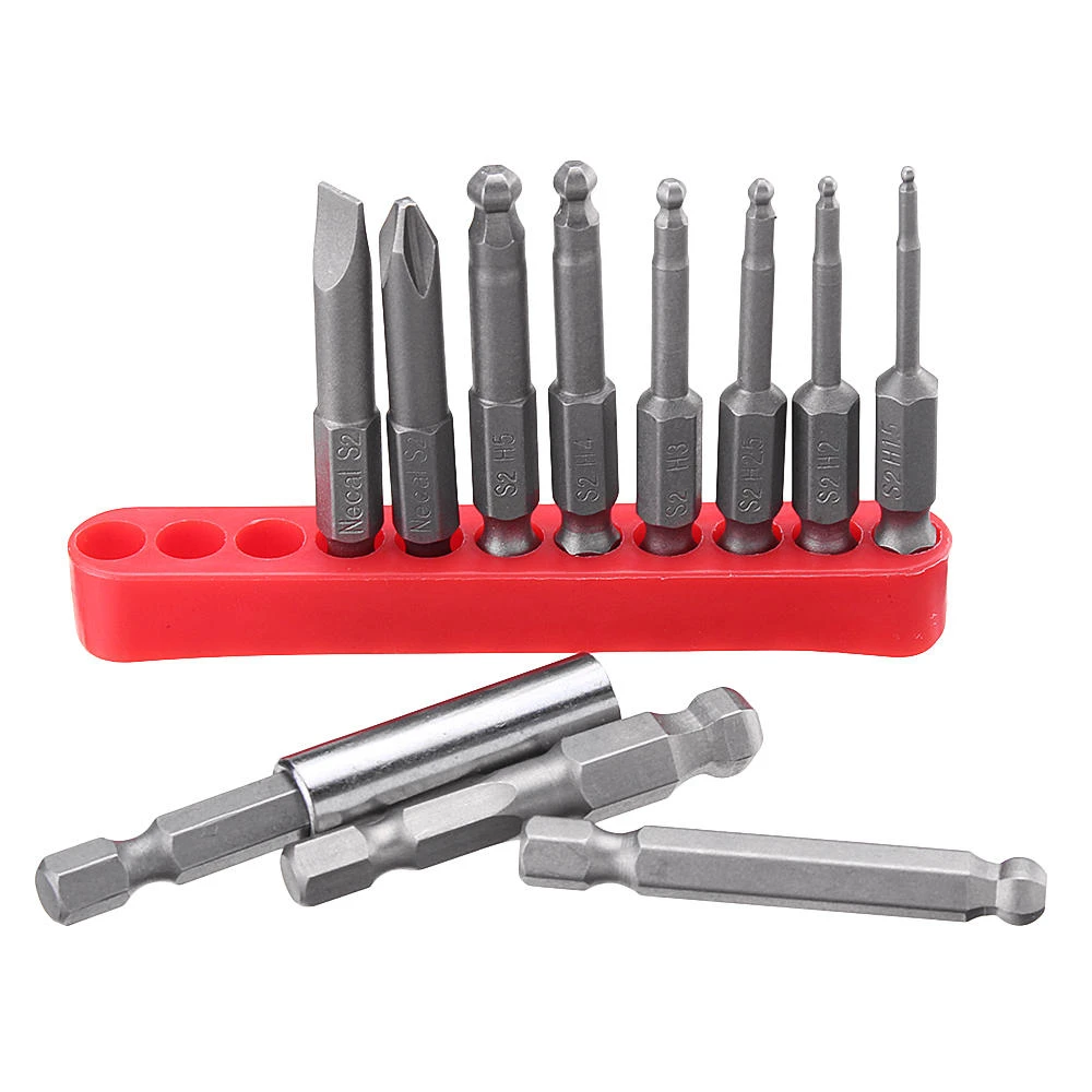 Effetool 11pc 50mm Magnetic Ball Screwdriver Bits - H1.5 to 8 & PH2 | SL6 - Image 5