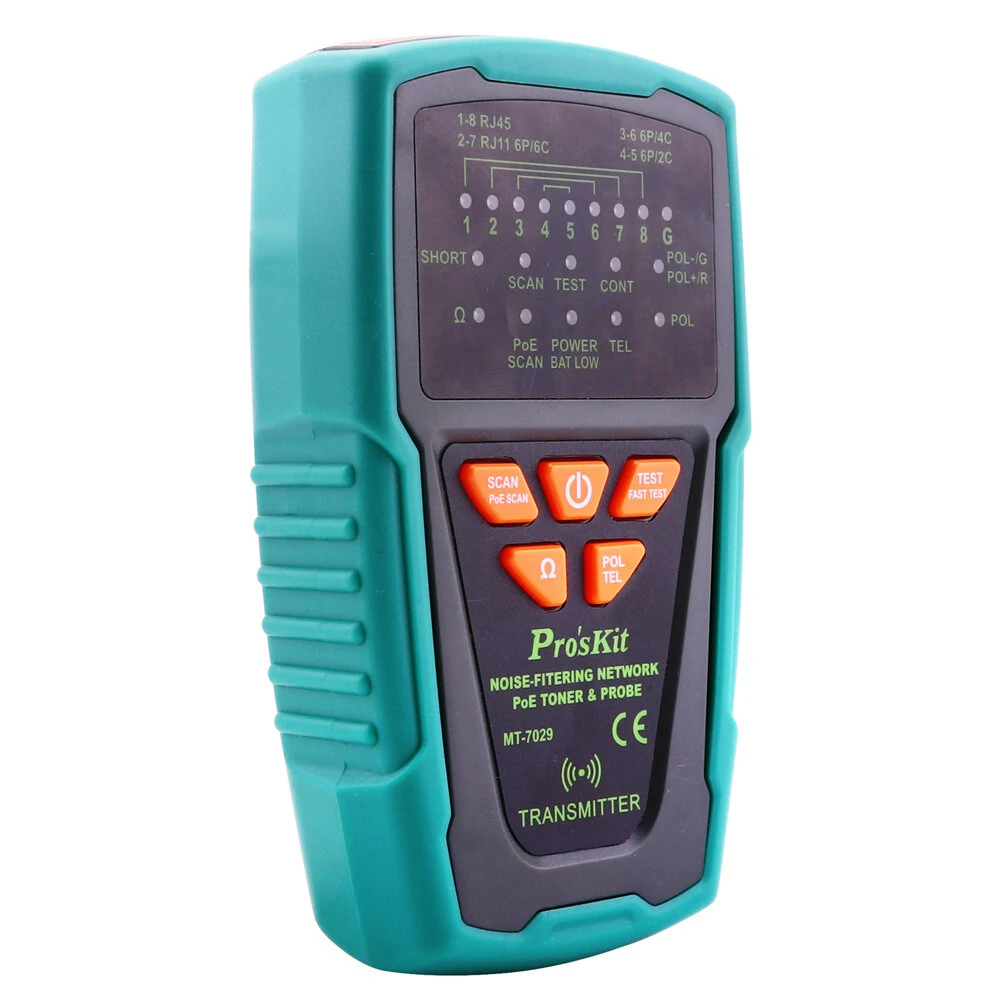 Pro'Skit MT-7029-C Cable Tracker | Anti-Interference with LED | Twisted-Pair & Telephone Line Tester - Image 4