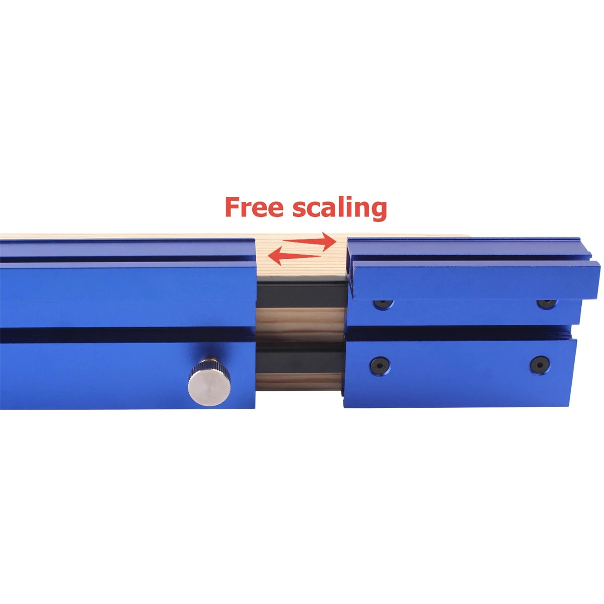 Woodworking Router Fence - 75 Profile Aluminum T-Track | 50-87cm Telescoping Miter Gauge - Image 5