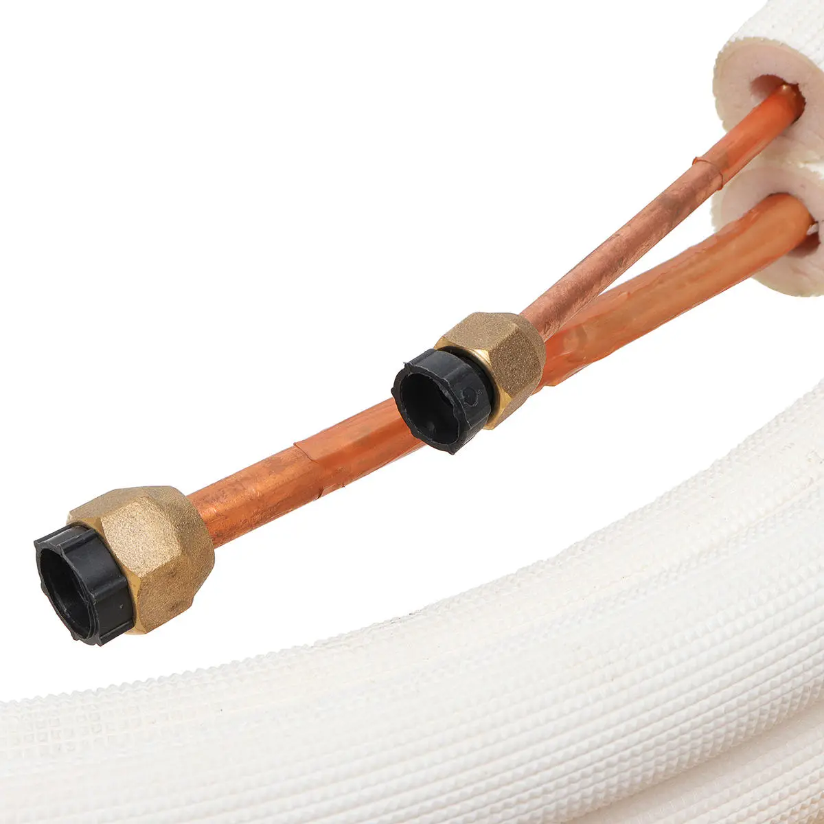Insulated Copper Pipe Pair - 1/4 & 3/8 AC Coil Tube - 1/2/4m Lengths - Image 5
