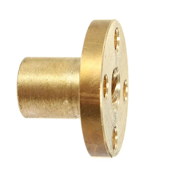 T6 Brass Nut for Stepper Motor | 2mm Pitch 6mm Thread Lead Screw - CNC Parts - Image 4