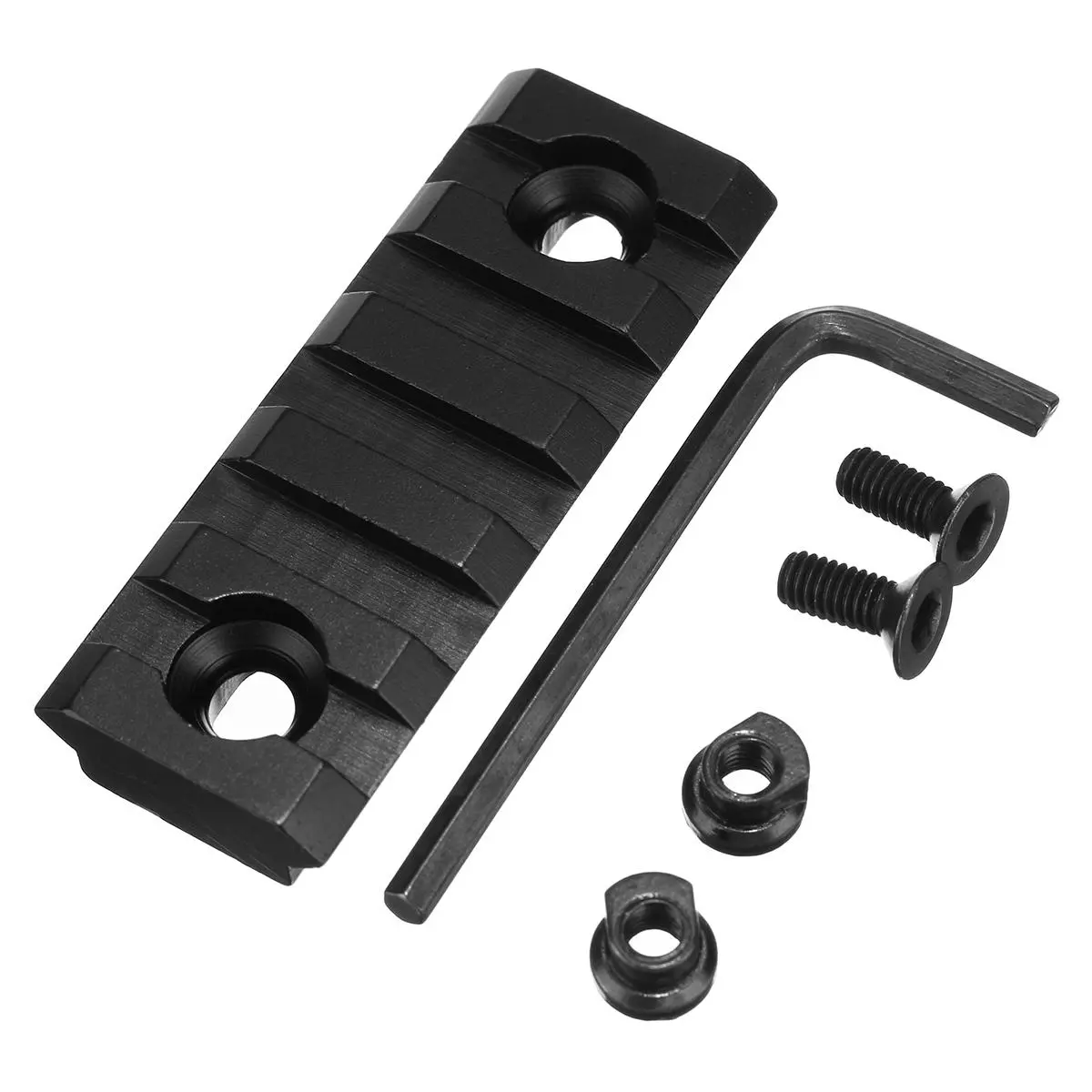 Black Matte Picatinny Rail Handguard Keymod 5 Slot 2.17in Model XYZ - Image 2