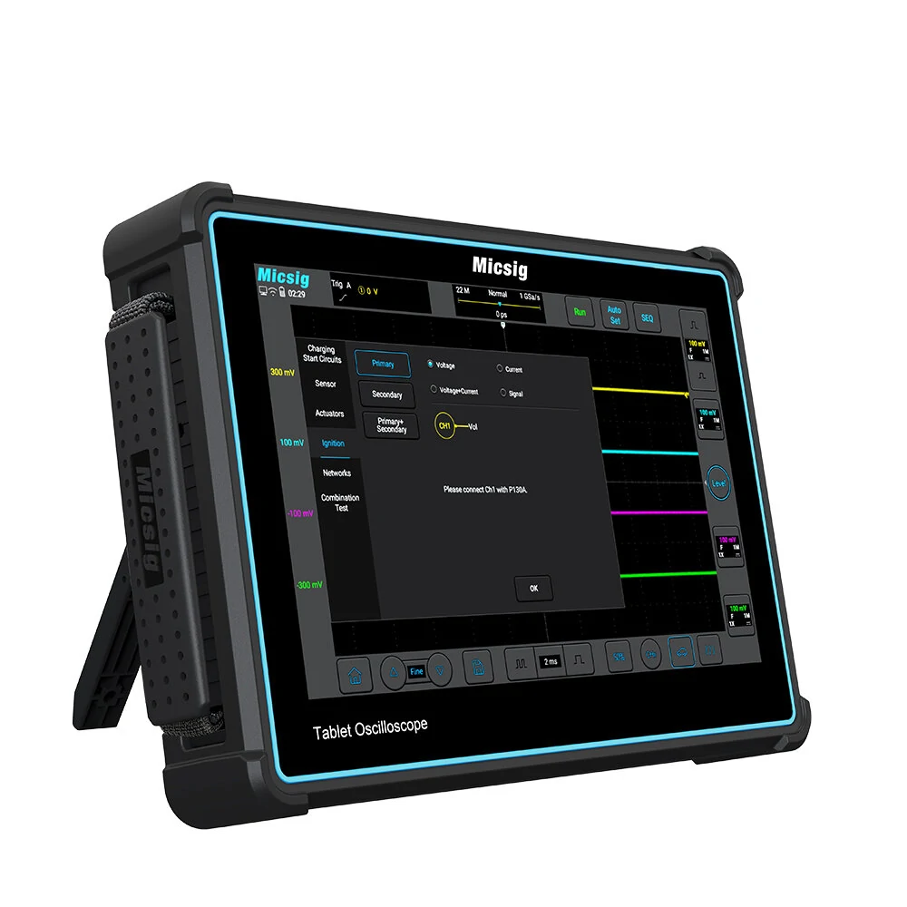 Micsig ATO2002 Automotive Tablet Oscilloscope | 200MHz 1GSa/s | 10.1 TFT-LCD - Image 3