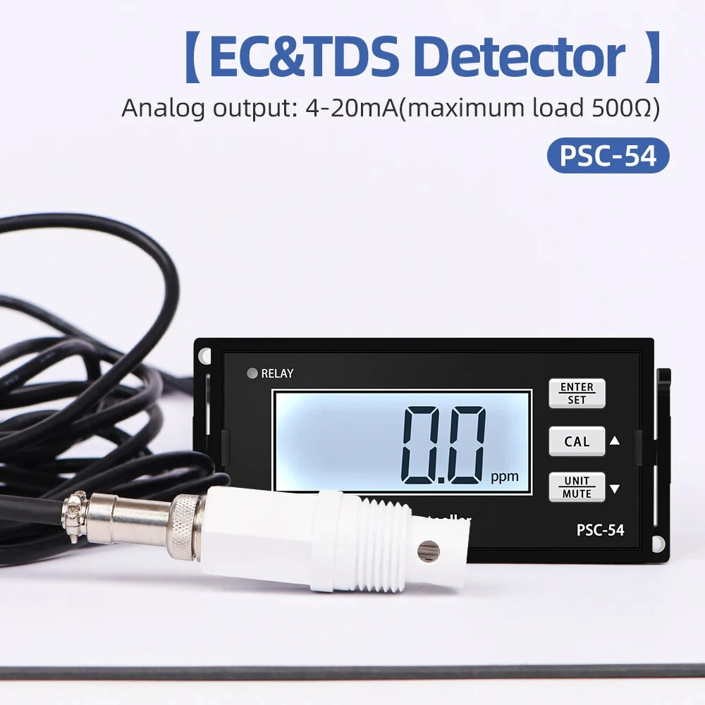 PSC-50 EC TDS Controller | Industrial Water Treatment System | LCD Alarm & Temp Compensation - Image 5