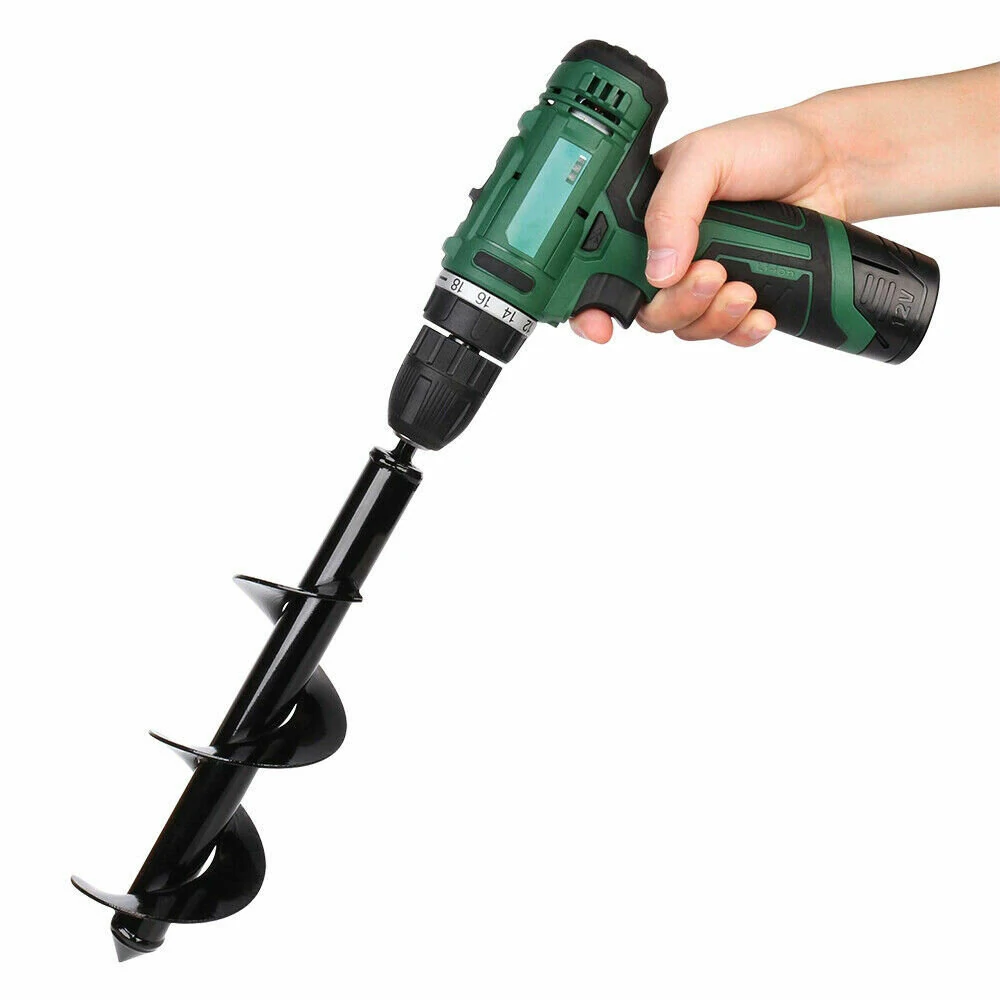 4-8cm Gardening Plant Auger Drill Bit | Short Rod Earth Auger for Post Hole Digging - Image 5