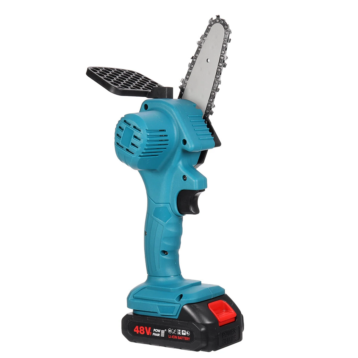 4-Inch 800W Electric Chain Saw | 48V Portable Wood Cutter w/ Battery Option - EU Plug - Image 4