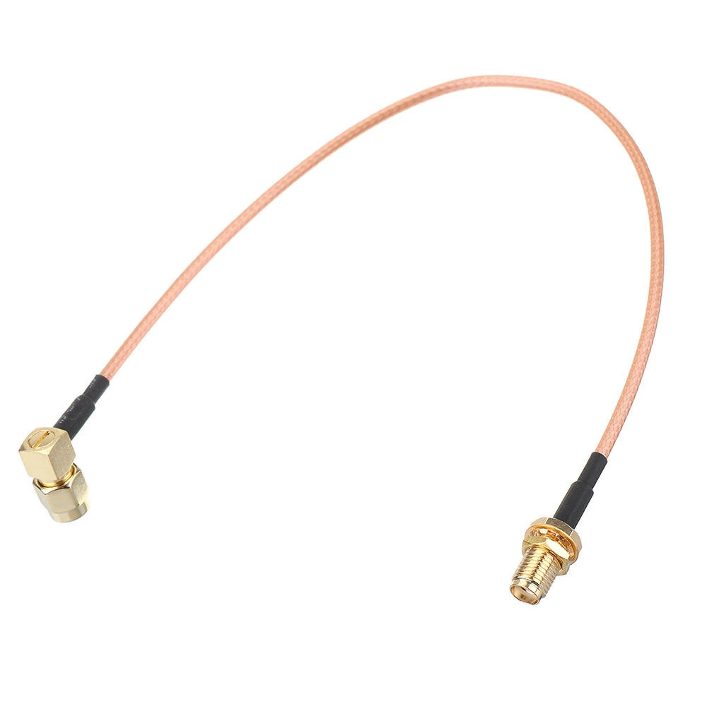 5Pcs 10CM SMA Male to Female Right Angle RF Coax Pigtail Cable - RG316 - Image 2