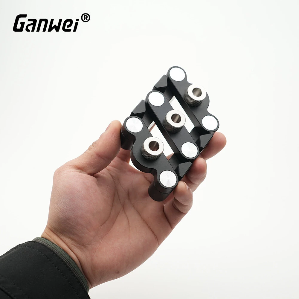 GANWEI Self Centering Dowelling Jig - 6/8/10mm Wood Tenon Drilling Locator - Image 4