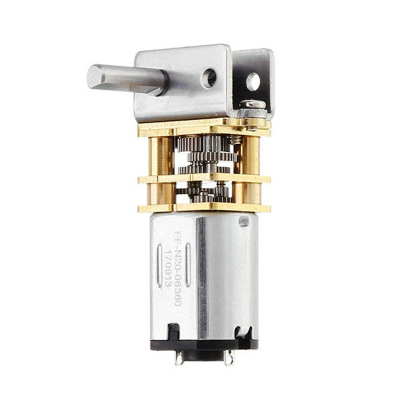 GM12-N20VA DC 6V 18RPM Worm Gear Motor - Gearbox Reducer Electric Motor - Image 3