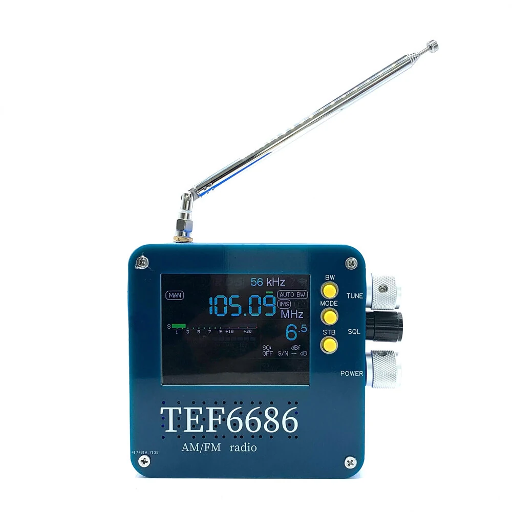 TEF6686 Full-Band Radio Receiver - AM FM SW MW LW - Large LCD & Rechargeable - Image 2