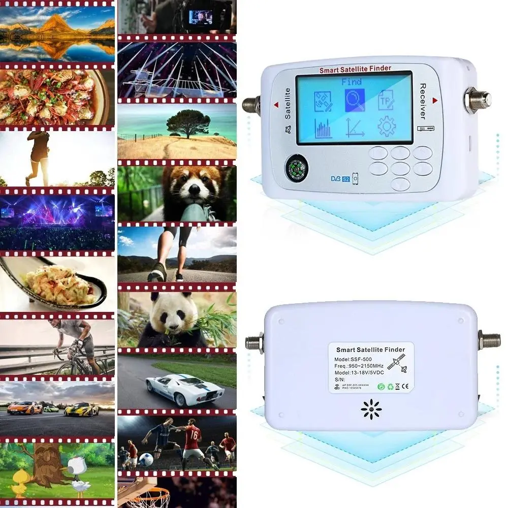 Mini Digital Satellite Signal Finder Meter with LCD Display | APP Control & Compass - Image 5