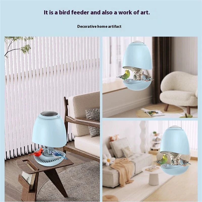 Intelligent Bird Feeder 3.5L Large Capacity | IPX5 Waterproof & Easy Clean | Audio Recording - Image 3