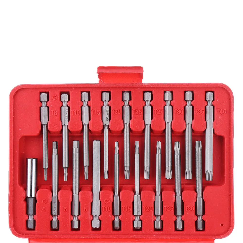Drillpro 50Pcs Extra Long Screwdriver Bit Set - Torx Hex Spline for Electric Screwdriver - Image 5