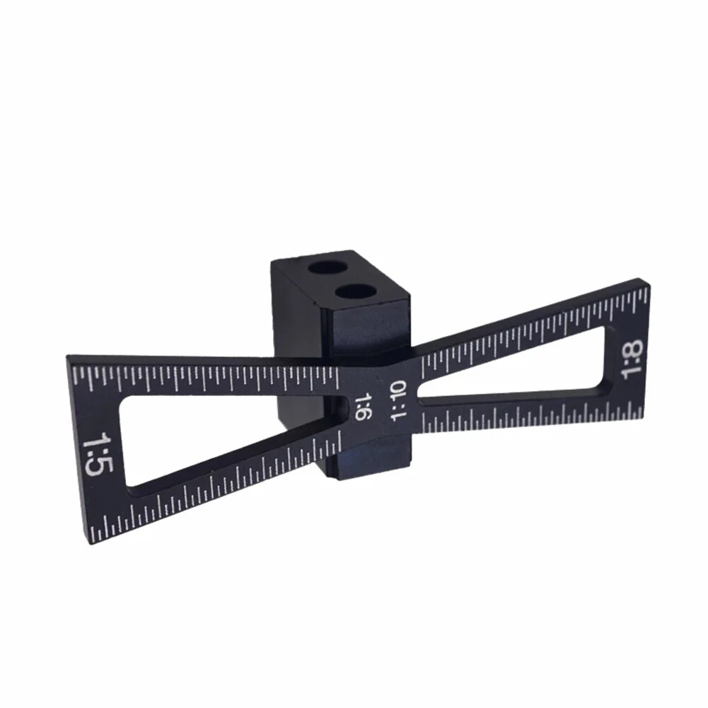 Woodworking Dovetail Marker - Aluminum Alloy Template & Marking Ruler Gauge - Image 4