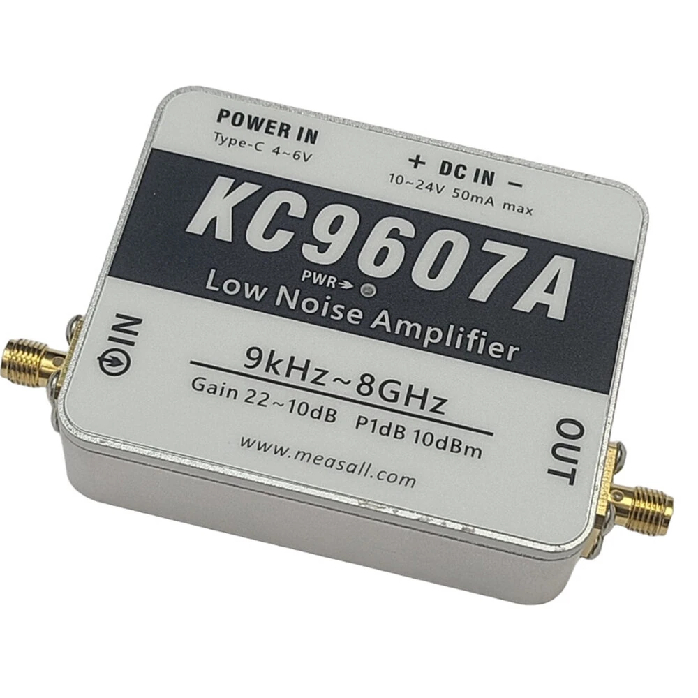 KC9607A Ultra-Low Noise Amplifier Module | 1kHz-8GHz, 20dB Gain | For Near-Field Probes & Antennas - Image 3