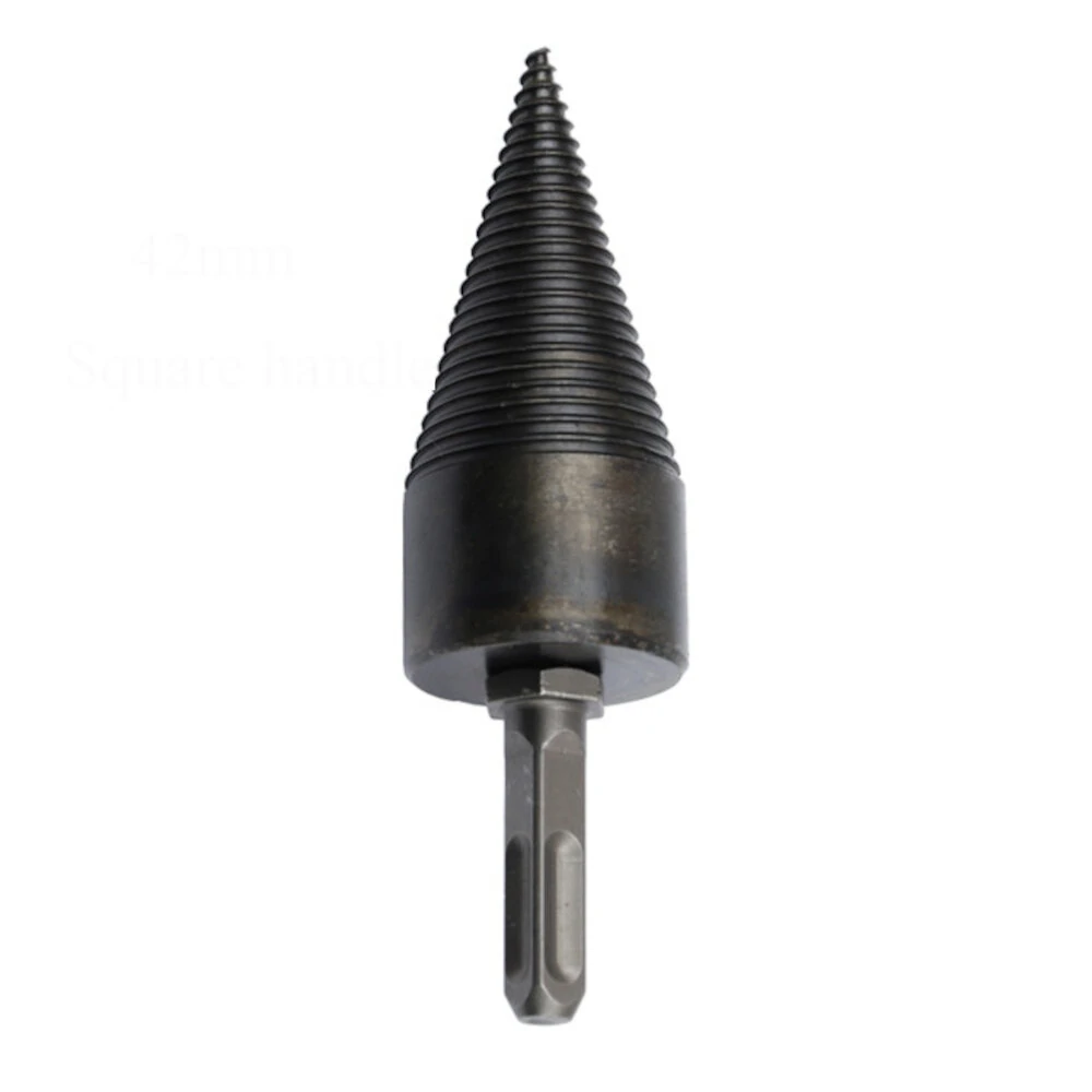 Drillpro 32/42mm HSS Firewood Drill Bit Splitter | Hex Shank for Tree Cutting - Image 4