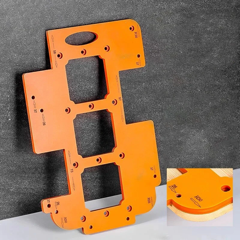 Cabinet Door Invisible Handle Slotting Template - Wooden Board Tool for Drawers - Image 4