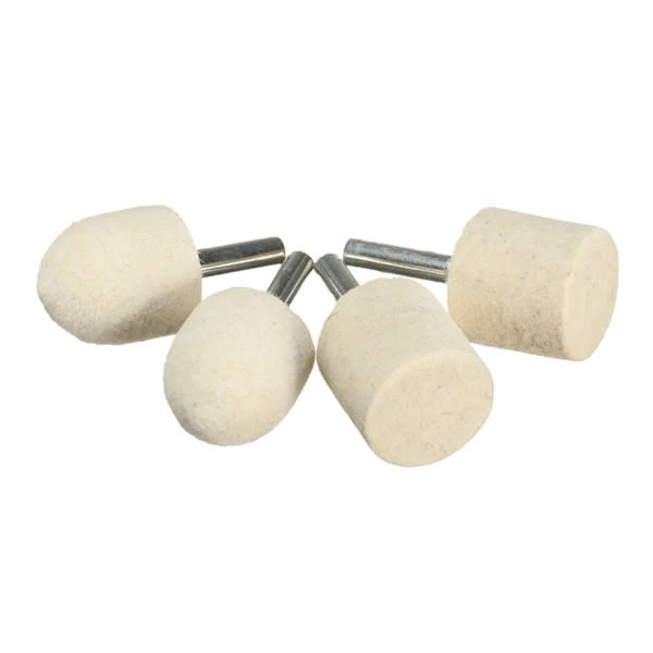 Wool Polishing Buffing Wheel Set - 4pcs For Final Polishing Process | Abrasive Tool - Image 3