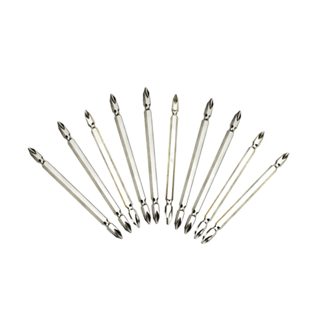 10Pcs PH2 Screwdriver Bits - 65/110mm S2 Steel Magnetic Double-ended - Image 5