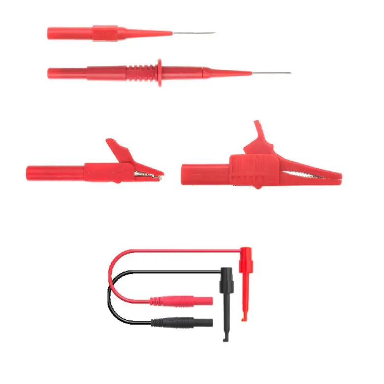 ML-1708 Multimeter Test Line - Banana Plug & Alligator Clip Cable | 32P-1 U-Type Fork - Image 3
