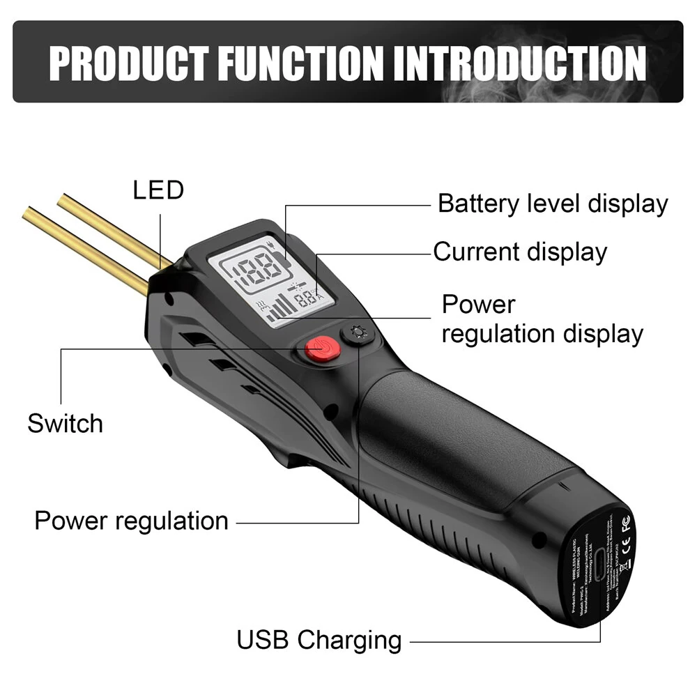 PWG-2 Portable Plastic Welder - 500W Rechargeable 3.7V 5000mAh - Fast Heating Multi-Purpose Tool - Image 5