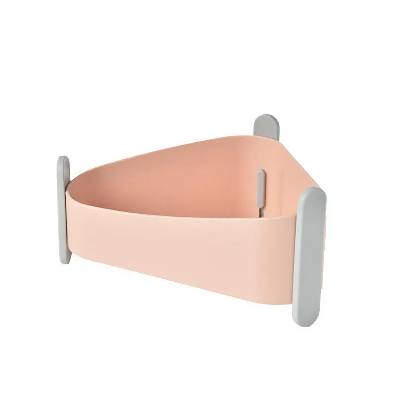 Kitchen Bathroom Wall Storage Shelf | Corner Organizer Rack with Basket Holder - Image 3