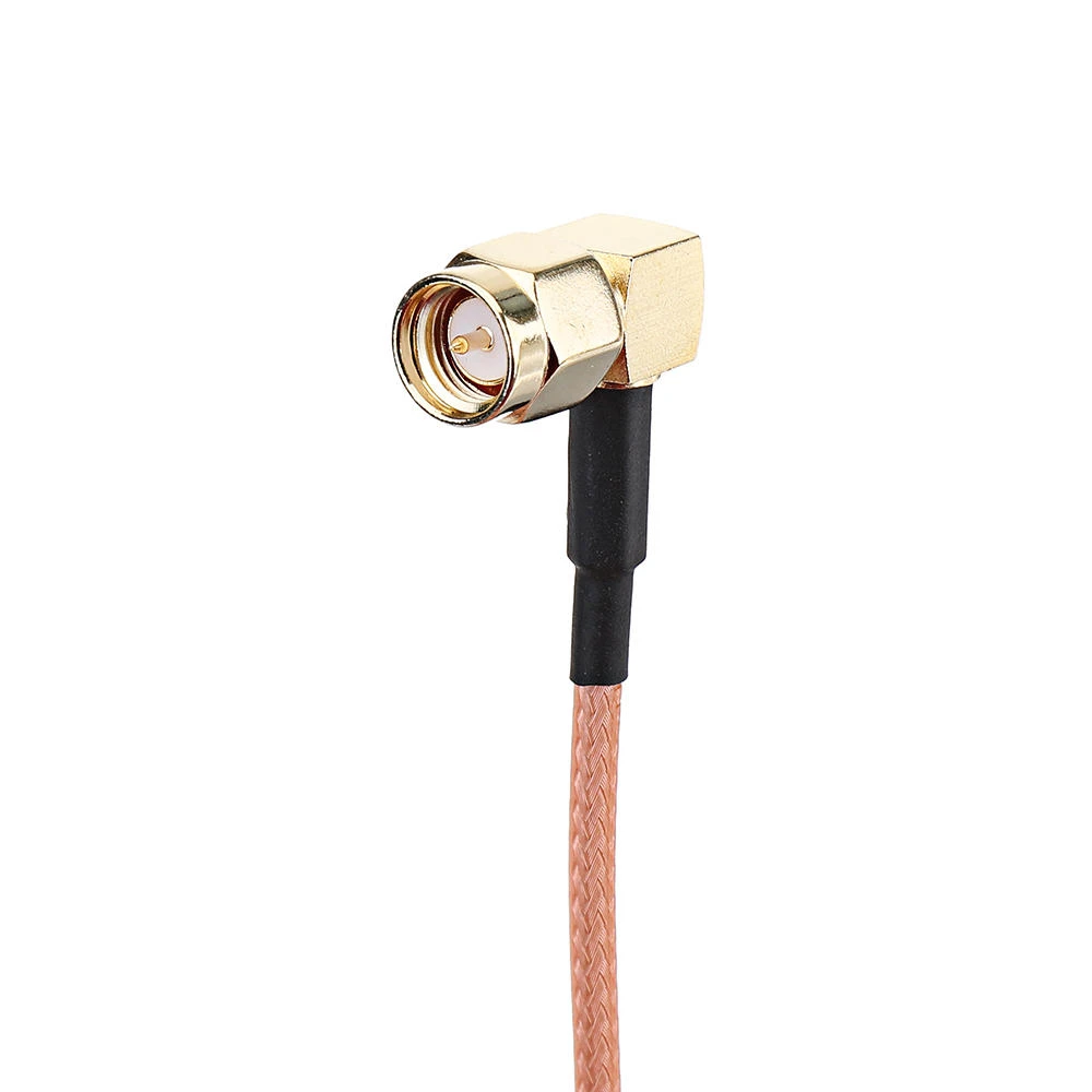SMA Male Right Angle to SMA Female RG316 Coax Cable - 20CM Pigtail Adapter - Image 4