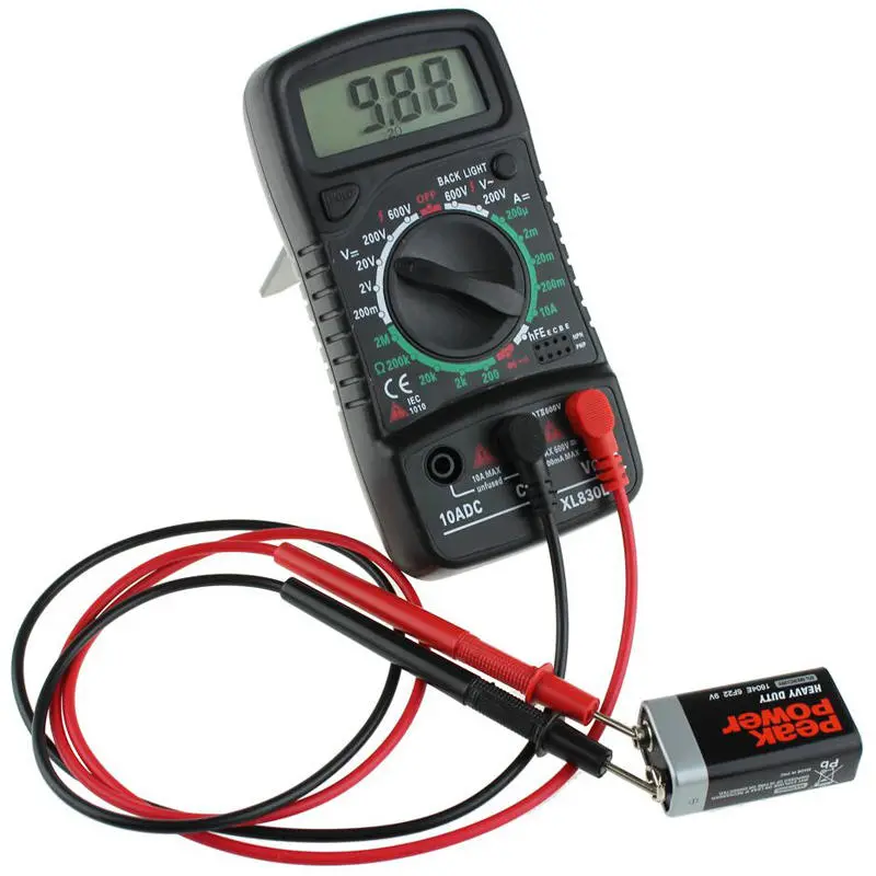 ANENG XL830L Digital Multimeter - AC/DC Volt Current Tester & Ohm Meter - Image 2