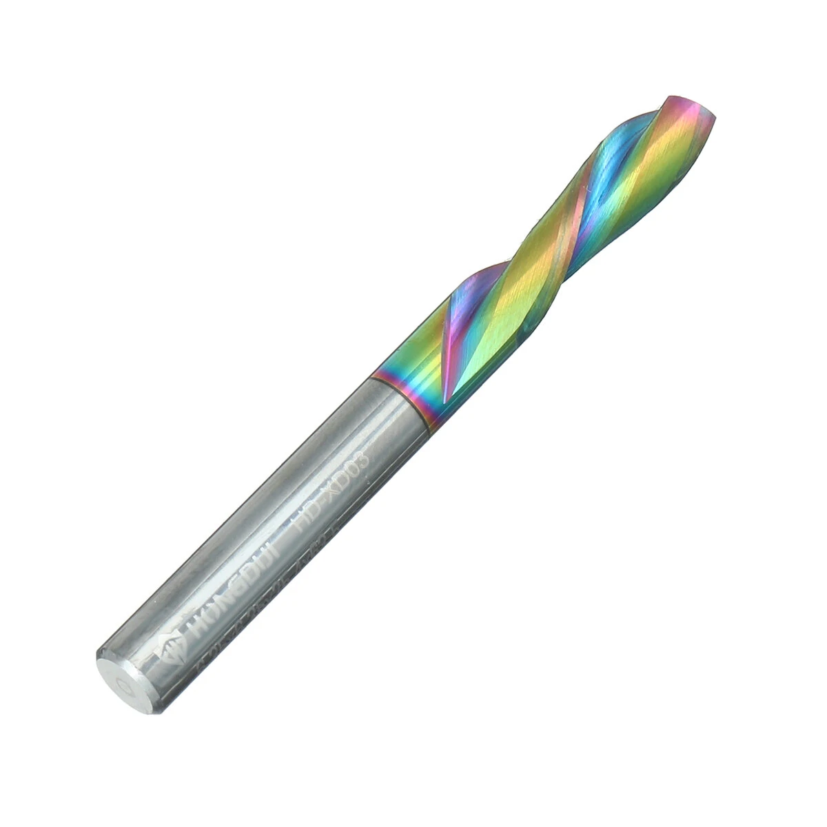 HONGDUI 1/4 Inch Downcut Spiral Router Bit | DLC Coated for Wood Carving & Plunge Cut - Image 2