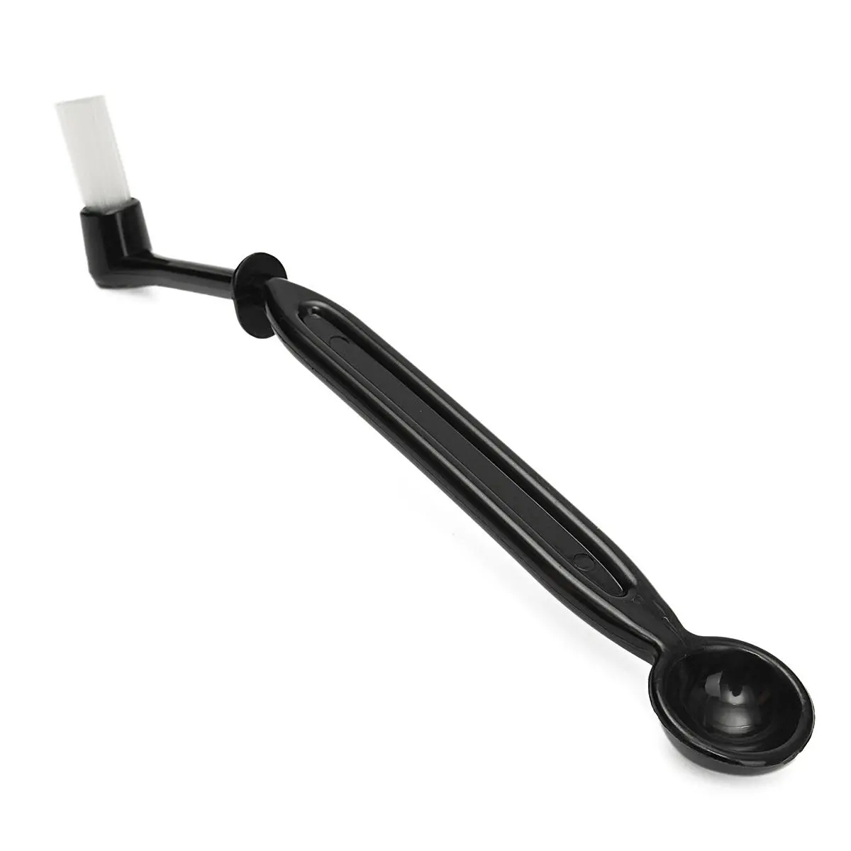 Coffee Machine Brush & Spoon - 22cm Nylon Cleaning Brush for Espresso Group Head - Image 2