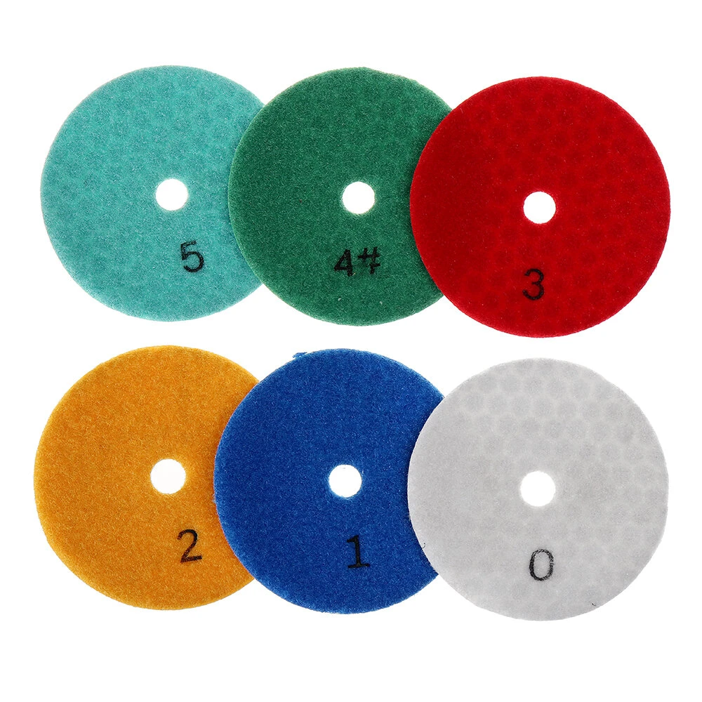 Diamond Polishing Pad - 100mm Dry Sanding Disc for Marble Concrete Granite - Image 2