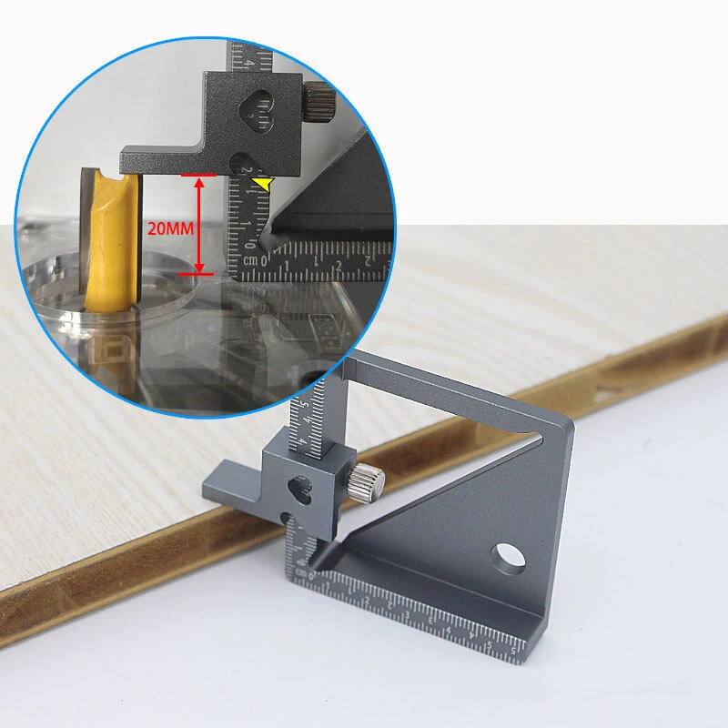 45/90 Degree Marking Gauge | Height Width Diameter Measurement Tool for Woodworking - Image 2