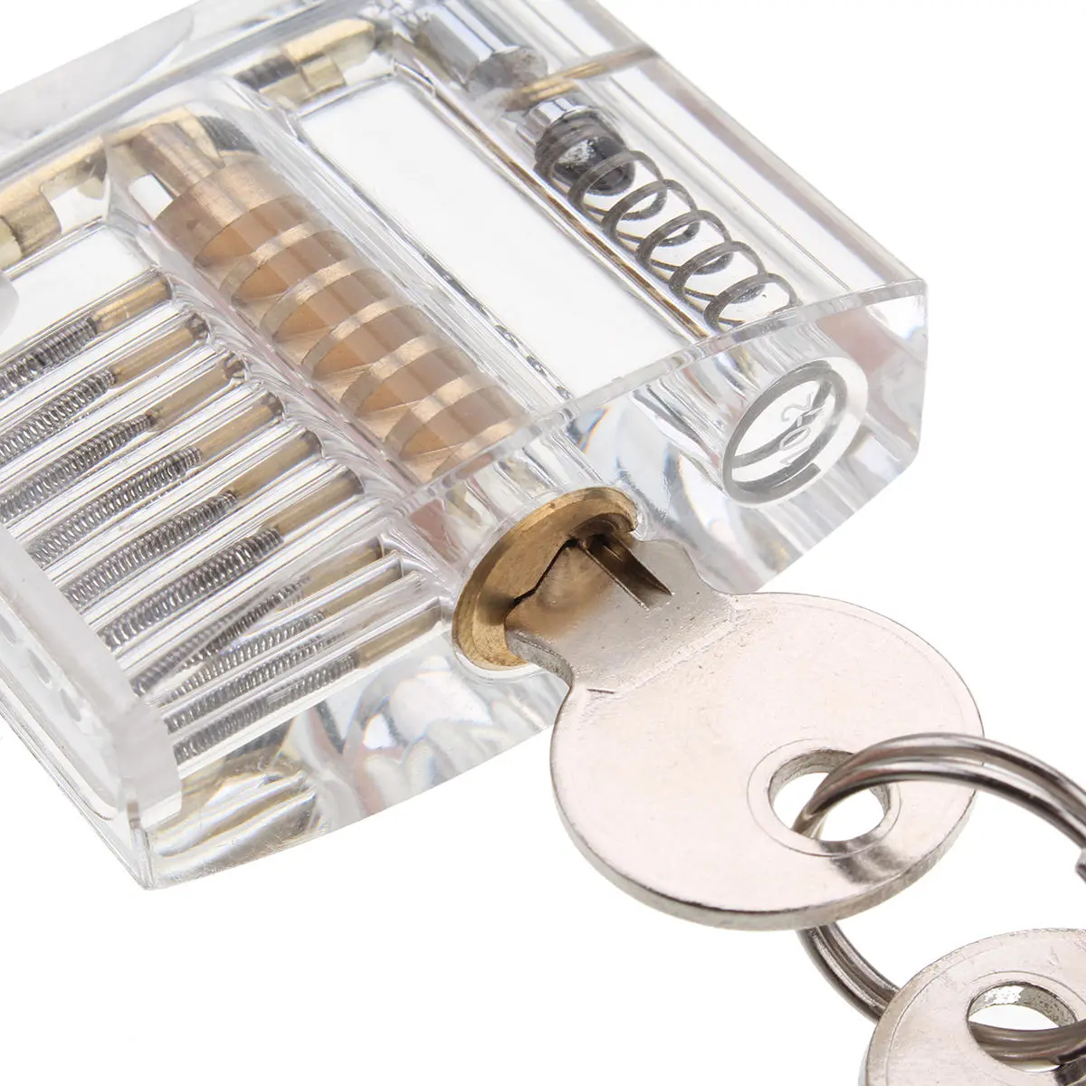 DANIU 24Pcs Lock Pick Set - Transparent Practice Padlock - Locksmith Training Tool - Image 5