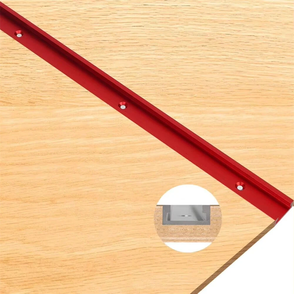 Woodworking T-Slot Track & Limit Guide Rail - 2pcs 30 Type Universal Slide for Workbench DIY - Image 3