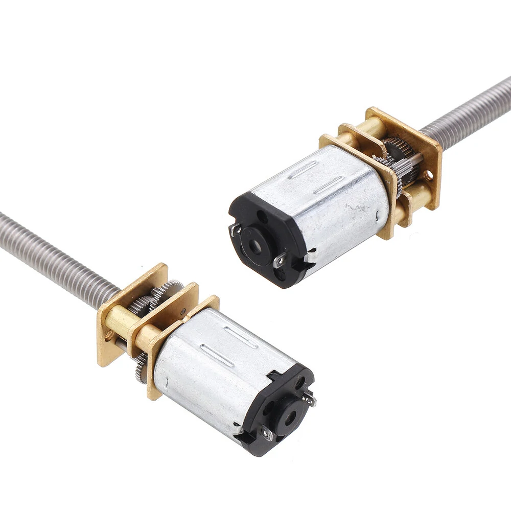 Machifit GA12N20 DC 6V Gear Motor | M4x100 Metal Gearbox | Extra Long Thread Axis - Image 5
