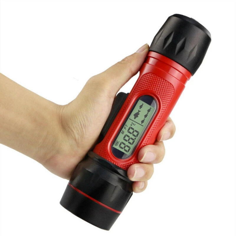 Portable Wireless Fish Finder - Sonar Sensor 0.8-90m Depth | 200KHz LED Display - Image 2