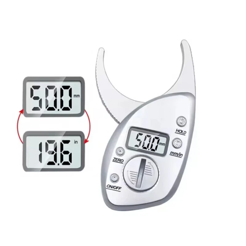 Electronic Digital Body Fat Caliper - LCD Display, Accurate Skinfold Measurement - Home Fitness Tool - Image 2