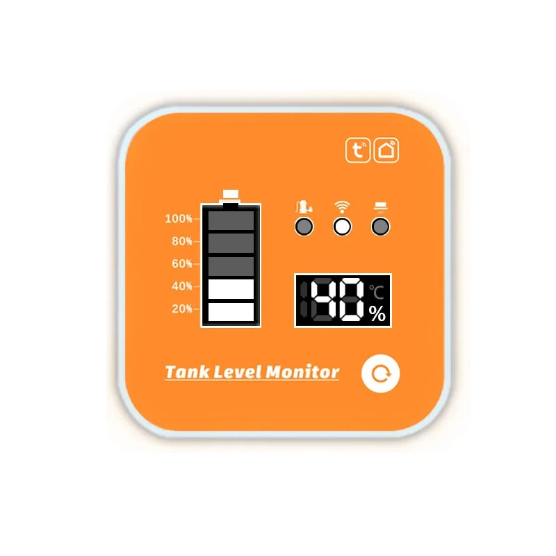 ME201R Ultrasonic Level Sensor | 4m Range LCD Display | Tuya Smart App Control - Image 2
