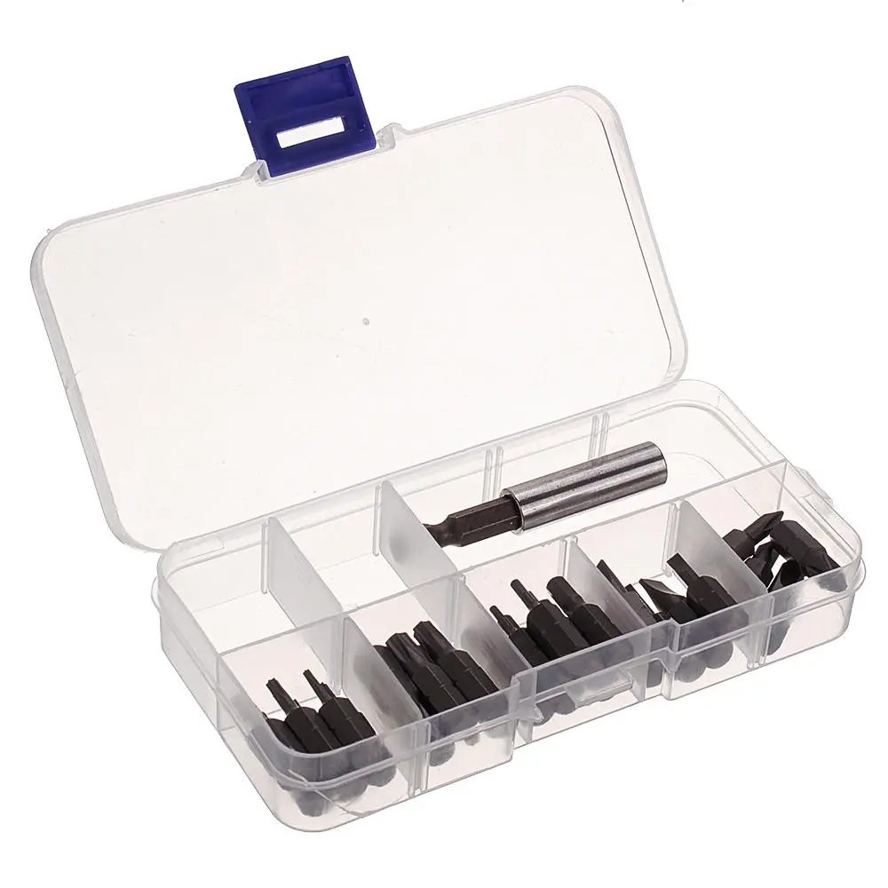 BROPPE 29Pcs S2 Screwdriver Bit Set - Phillips Slotted Torx Hex | 1/4 Inch - Image 2