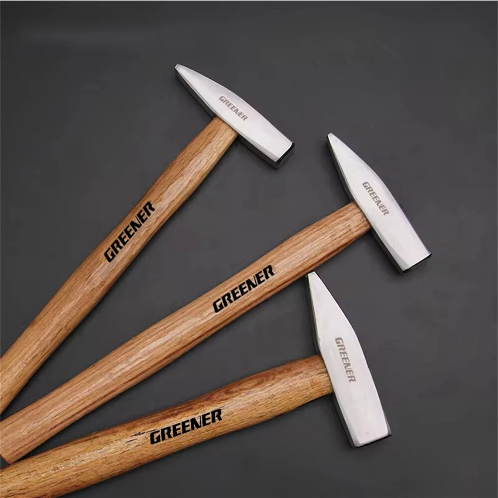 GREENER Carbon Steel Rock Pick Hammer - Geological Tool with Wood Handle - Image 4