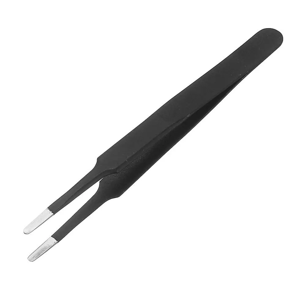 JAKEMY JM-T7-13 Stainless Steel Tweezers | Flat End DIY Electronic Repair Tool - Image 3