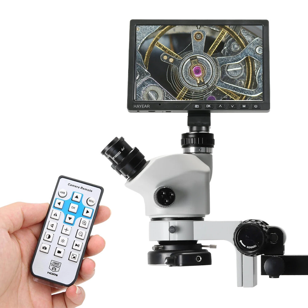 HAYEAR HY-1090 Digital Microscope - 10 IPS Screen 16MP Camera | 3.5X-50X - Image 4