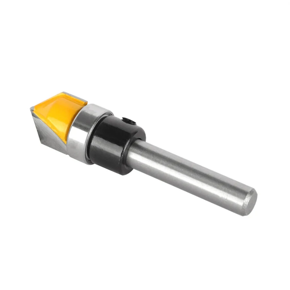 Carbide CNC V Router Bit - 6mm 1/4 Shank, 1/2 Cutting Diameter | Signmaking & Woodworking - Image 4
