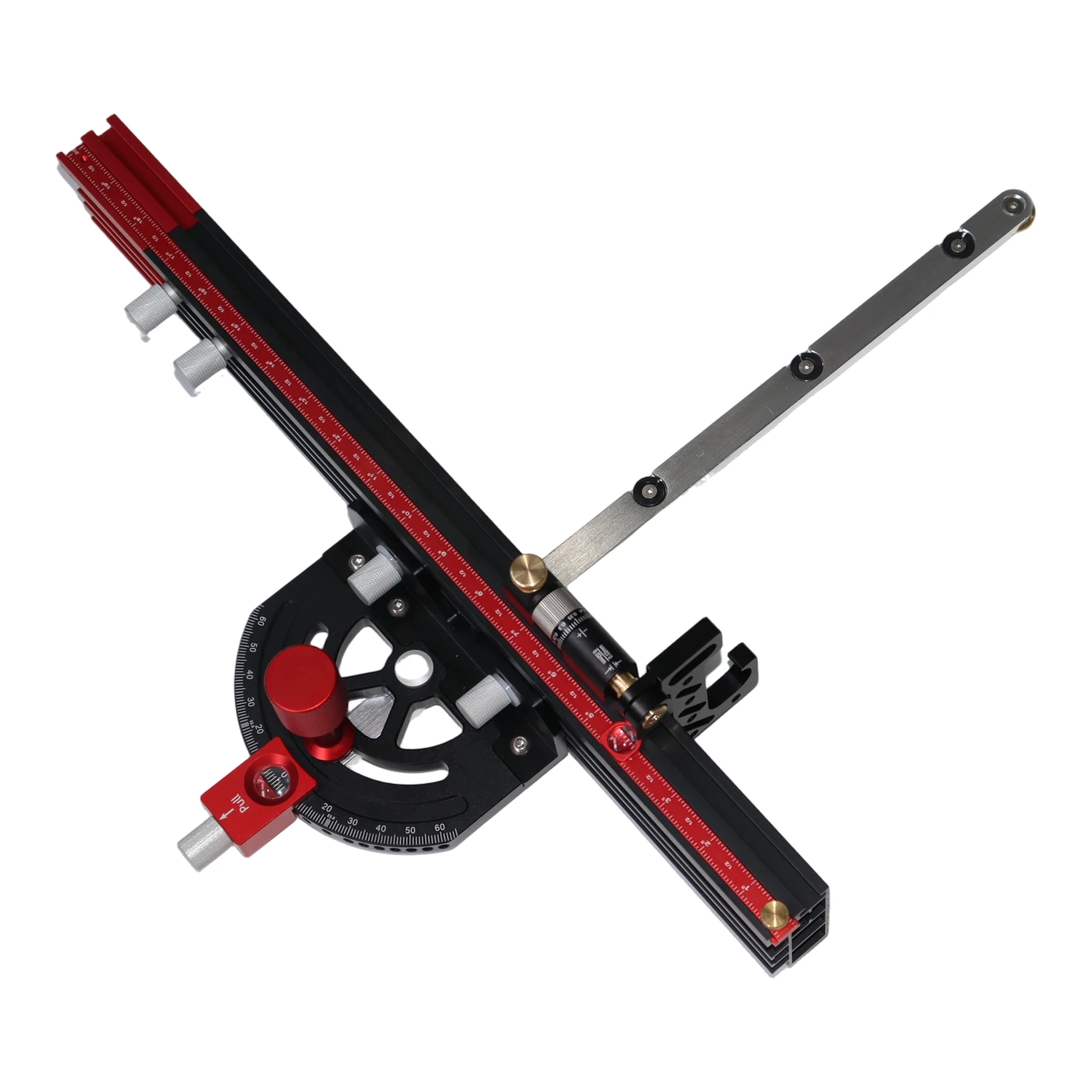 ENJOYWOOD Miter Gauge with Extendable Fence & Flip Stop | Adjustable for Accurate Cuts - Image 2