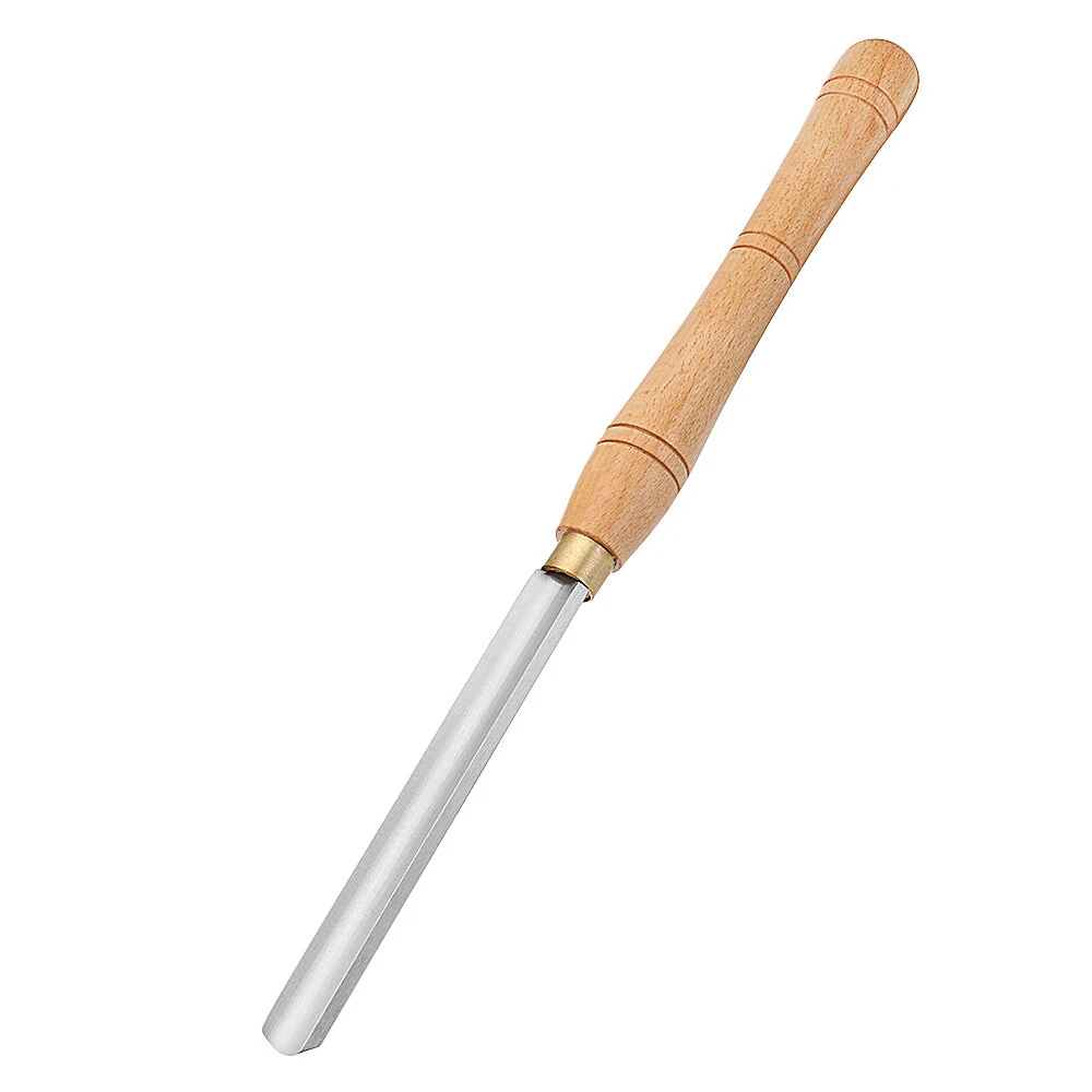 Drillpro High Speed Steel Wood Lathe Chisel | Wood Turning Tool with Wood Handle - Image 4