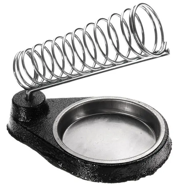 Soldering Iron Stand Holder - Metal Weighted Base for Solder Irons - Image 2